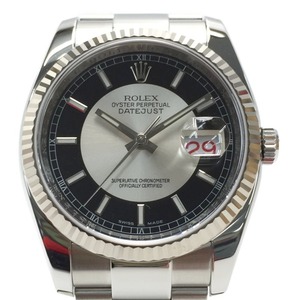 ☆☆ ROLEX ロレックス デイトジャスト M番 116234 ブラック×シルバー 自動巻き メンズ 腕時計 箱・ギャランティ有 目立った傷や汚れなし