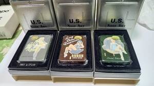 zippo１９４１レプリカ限定ノーズアート３種２００２年