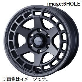 個人宅発送可能 Weds 16X6.0J -05 5穴 PCD139.7 GRY ホイール 1本 MUD VANCE X TYPE S マッドヴァンス エックス タイプ エス (41612)