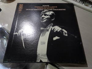 レナード・バーンスタイン氏の直筆サイン入,LEONARD BERNSTEIN SIGNED!!!/N.Y. PHIL./MAHLER:SYM 6 & 9(USA/COLUMBIA:M3S 776 3LP BOX SET