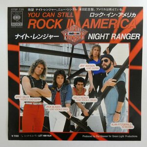 47059590;【国内盤/7inch】Night Ranger ナイト・レンジャー / You Can Still Rock in America ロック・イン・アメリカ