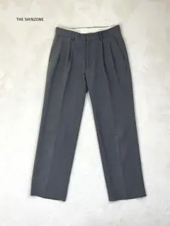 シンゾーン　CHRYSLER PANTSクライスラーパンツ　34　グレー　タック