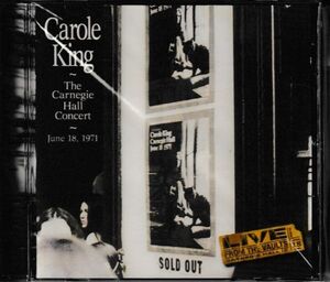 CD◆キャロル・キング / Live at Carnegie Hall Concert 1971 ★同梱歓迎！ケース新品！CAROLE KING・ライヴ：ジェームス・テイラー