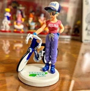 ドラゴンボール　ミニフィギュアセレクション　ブルマ　カプセルコーポレーション自転車　ガチャ　ドラカプ