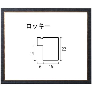 デッサン用額縁 木製フレーム ロッキー アクリル付 大衣サイズ