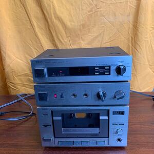 TONO☆IZA0155☆ TRIO 　STEREO CASSETTE DECK KX-5P BBD IC PLAY MIXER MX-71 AUDIO TIMER AT-71