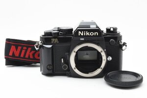 ★超美品　動作確認済★ NIKON ニコン FA ブラック　フィルムカメラ　モルト新品交換済 防湿庫管理　#C875