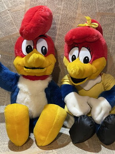 ☆1980年代/ウッディーウッドペッカー/ぬいぐるみセット/即決ビンテージ/Woody & Winnie Woodpecker/Plush doll set(80s)