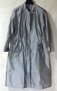 (USED) Gabardine K.T シルバー系 ミリタリーコート 薄手 サイズ9