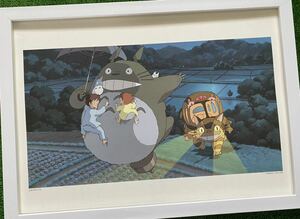 【激レア】ジブリ　となりのトトロ ポスター　宮崎駿　カレンダー　2002年　STUDIO GHIBLI 検)セル画　原画　ポストカード　イラスト