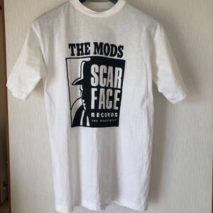 ★THE MODS (スタッフTシャツ) 白フリー／ザ・モッズ　PROUD ONES TOUR最終日 日本武道館　森山達也・北里晃一・苣木寛之・梶浦雅裕