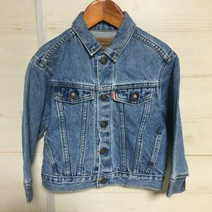 USA製 Levis リーバイス オレンジ タブ 72027 デニム ジャケット ジージャン 4T 極上美 管理C281