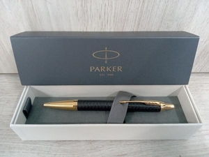 PARKER パーカー ノック式ボールペン IMプレミアム ブラック ゴールド 文房具 筆記用具 ビジネス 箱有り