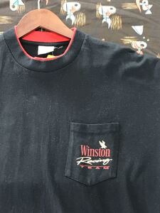 Winston Racing Team Tシャツ　ウィンストン　レーシング　ナスカー　レース　アメリカ　ビンテージ　古着　アメカジ