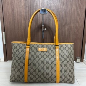 グッチ GUCCI トートバッグ ハンドバッグ GGスプリーム PVC レザー