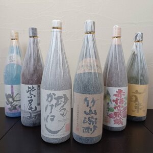 未開栓 芋焼酎 1800ml 6本セット 竹山源酔・赤悟空の眠蔵・蘭・紫・砂のかけはし・紫尾山 【同梱不可】 A250110-2-A