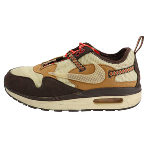 ナイキ ×TRAVIS SCOTT AIR MAX 1 CACTUS BROWN トラヴィススコット エアマックス 1 カクタス ローカットスニーカー DN4169-200