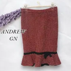 ANDREWGN✨️マーメイドスカート ウール ツイード インポート エレガント