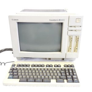 R- 01833 CANOWORD α100 350J キャノンワード ワープロ 通電のみ確認済 02