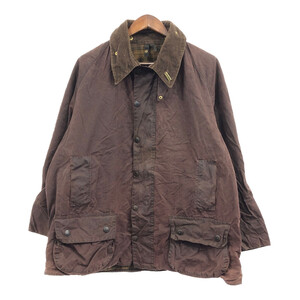 90年代 イングランド製 Barbour バブアー BEAUFORT ビューフォート ワインレッド (メンズ C50) 中古 古着 Q3873