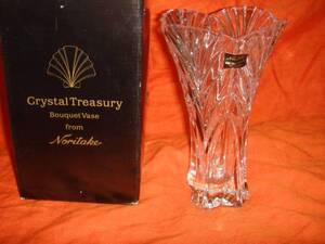 ノリタケ☆Oval Vase☆Crystal Treasury☆花瓶