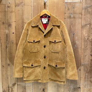 【サイズ42 L】70s USA製 L.L.Bean コーデュロイ ジャケット エルエルビーン ビンテージ アメリカ古着 80s 60s 筆記体タグ カバーオール