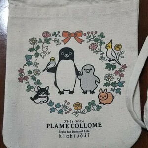 ＊未使用＊PLAME COLLOME/プレミィ・コロミィ サコッシュ/ショルダーバッグ Suicaペンギン うさぎ ネコ インコ 花 リボン 送料￥180-