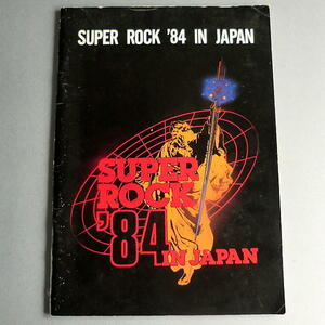 1984年 スーパーロック in ジャパン ボンジョヴィ 日本ツアー パンフレット Michael Schenker, Scorpions, Whitesnake 他