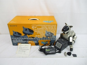 9264Y SONY ソニー AIBO アイボ ERS-210 チタン調 シルバー 犬型 エンターテインメントロボット ペットロボット ★通電確認済