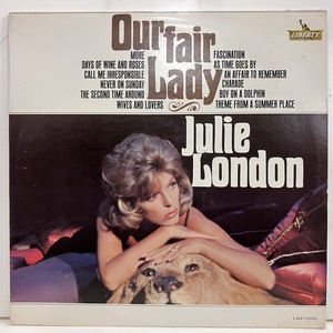 ●即決VOCAL LP Julie London / Our Fair Lady lrp-3392 jv4357 米オリジナル、艶黒虹左ロゴMono ジュリー・ロンドン