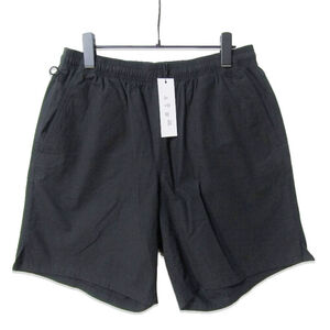 未使用 BAL バル ショーツ BAL-2113 WASHED TWILL WOVEN BELTED SHORT ウォッシュド ツイル ウーブン ベルテッド ブラック 1 27108207