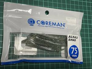 コアマン アルカリシャッド 75mm #004 トウゴロイワシ（未使用品）