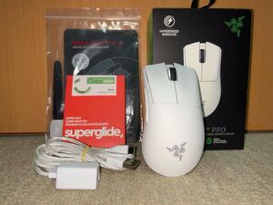 【難アリ】Razer Deathadder V3 PRO SuperGlide グリップテープ ワイヤレス ゲーミング マウス レイザー