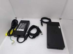 ● 中古品 Dellドッキングステーション WD19 K20A USB-C　ACアダプタ付き １80W