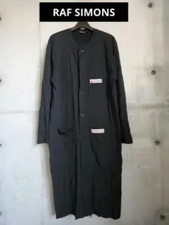 RAF SIMONS ラフシモンズ ロングカーディガン M BLACK 黒