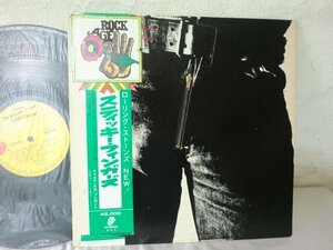 (LL)何点でも同送料 LP/レコード/帯花付/The Rolling Stones Sticky Fingers P-8091S ザ ローリングストーンズ/スティッキー フィンガーズ