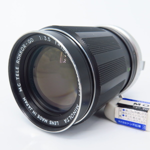 328レ● Minolta 135mm F3.5 送料無料【検: MF TELE MC QD MD ミノルタ 禮璽 】