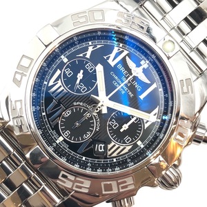 ブライトリング BREITLING クロノマット44 AB011012/BD89 ブルー SS 腕時計 メンズ 中古