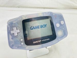 美品 Nintendo 任天堂 GBA ゲームボーイアドバンス 本体 ミルキーブルー GAMEBOY ADVANCE AGB-001 動作確認済 SK-240410013