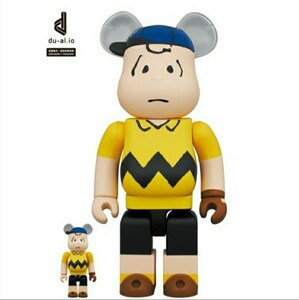 MLB × PEANUTS　BE@RBRICK　Charlie Brown