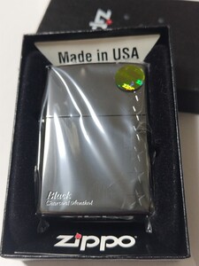 未使用　Seven Stars Zippo Black Charcoal Menthol セブンスター　ジッポー　ブラック　チャコール　メンソール 2009年製造　希少品　新品