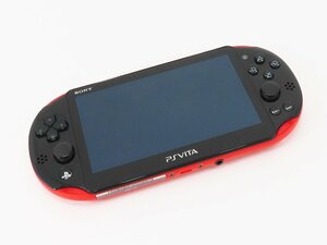 ○ジャンク【SONY ソニー】PS Vita Wi-Fiモデル PCH-2000 レッド/ブラック