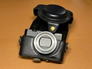 （難あり）SONY デジタルカメラ DSC-RX100シリーズ用 合成革ケース