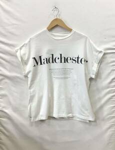 [JANE SMITH] 2021Plageプラージュ別注JANE SMITHジェーンスミス*MADCHESTER Tシャツ　ホワイト ts202408