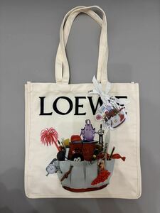 1円スタート！「新品未使用」LOEWE ロエベ トートバッグ　特典カード付き 赤