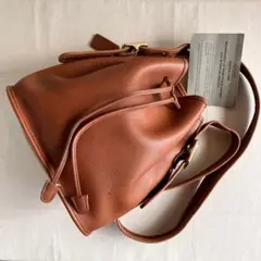 Vintage Coach ショルダーバッグ USA 90s 茶 オールドコーチ