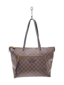 LOUIS VUITTON◆イエナMM_ダミエ・エベヌ_BRW/PVC/BRW/N41013//