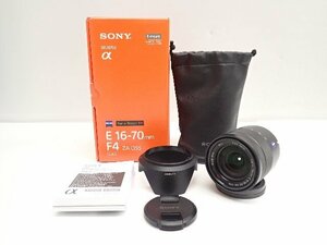 SONY ソニー SEL1670Z Carl Zeiss Vario-Tessar T＊ E 16-70mm F4 ZA OSS AFレンズ 元箱/レンズフード付 ∩ 6E92C-3