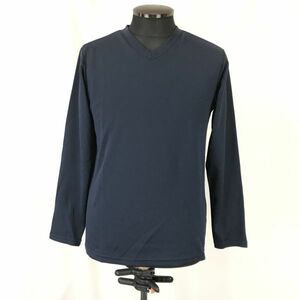 エスエーギア/s.a.gear★長袖アンダーシャツ/インナー【メンズM/濃紺/dark navy】野球/バスケ/陸上/サッカー/Shirts◆BH371