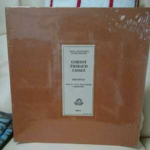 ★未開封LP盤レコード コルトー ティボー カザルス 大公トリオ 未開封ですが、端部にシュリンク破り、k349と書いています